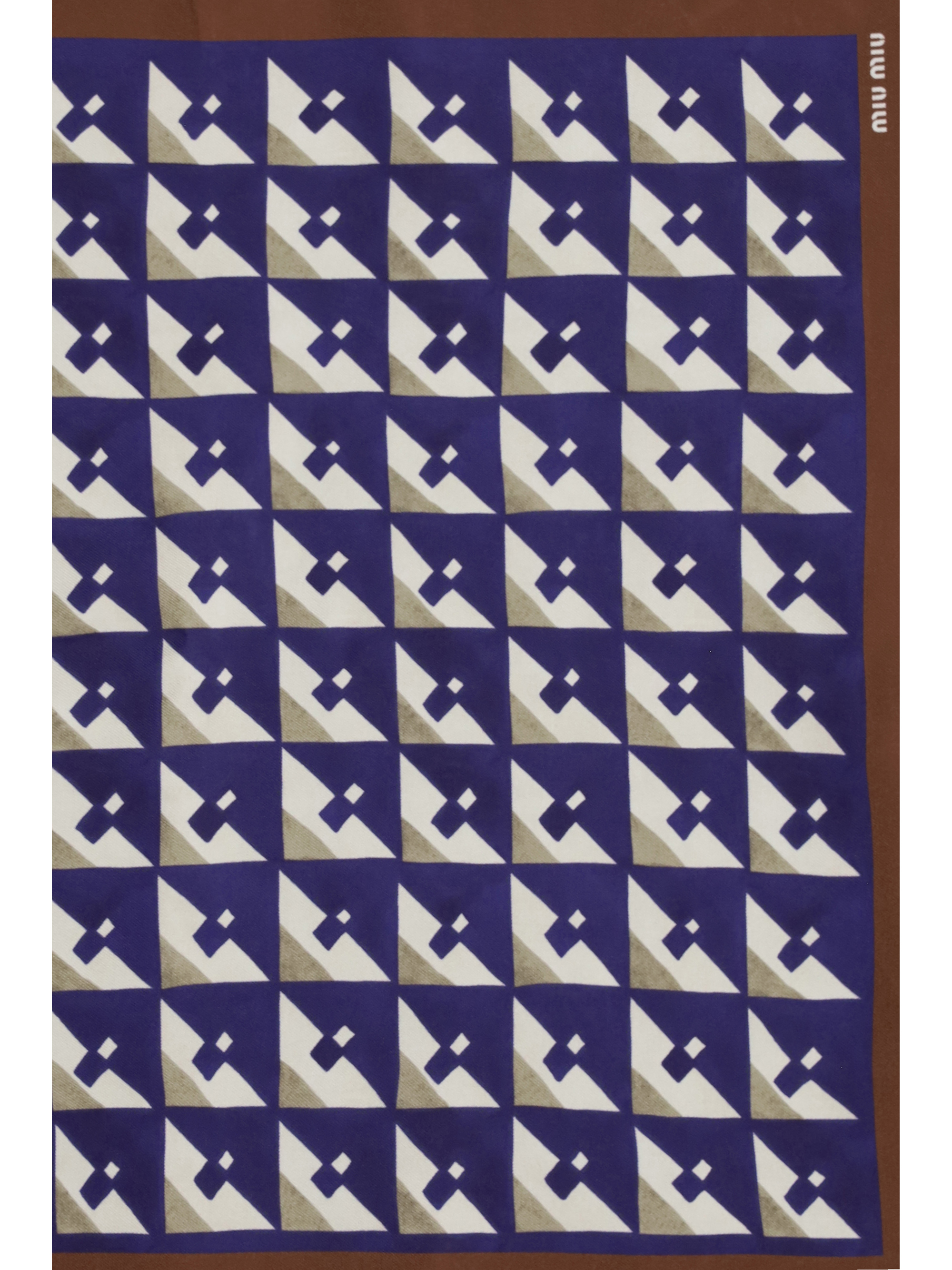 Geometric print Scarf