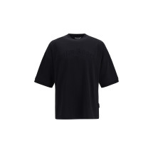 Curved logo double-layer T-shirt