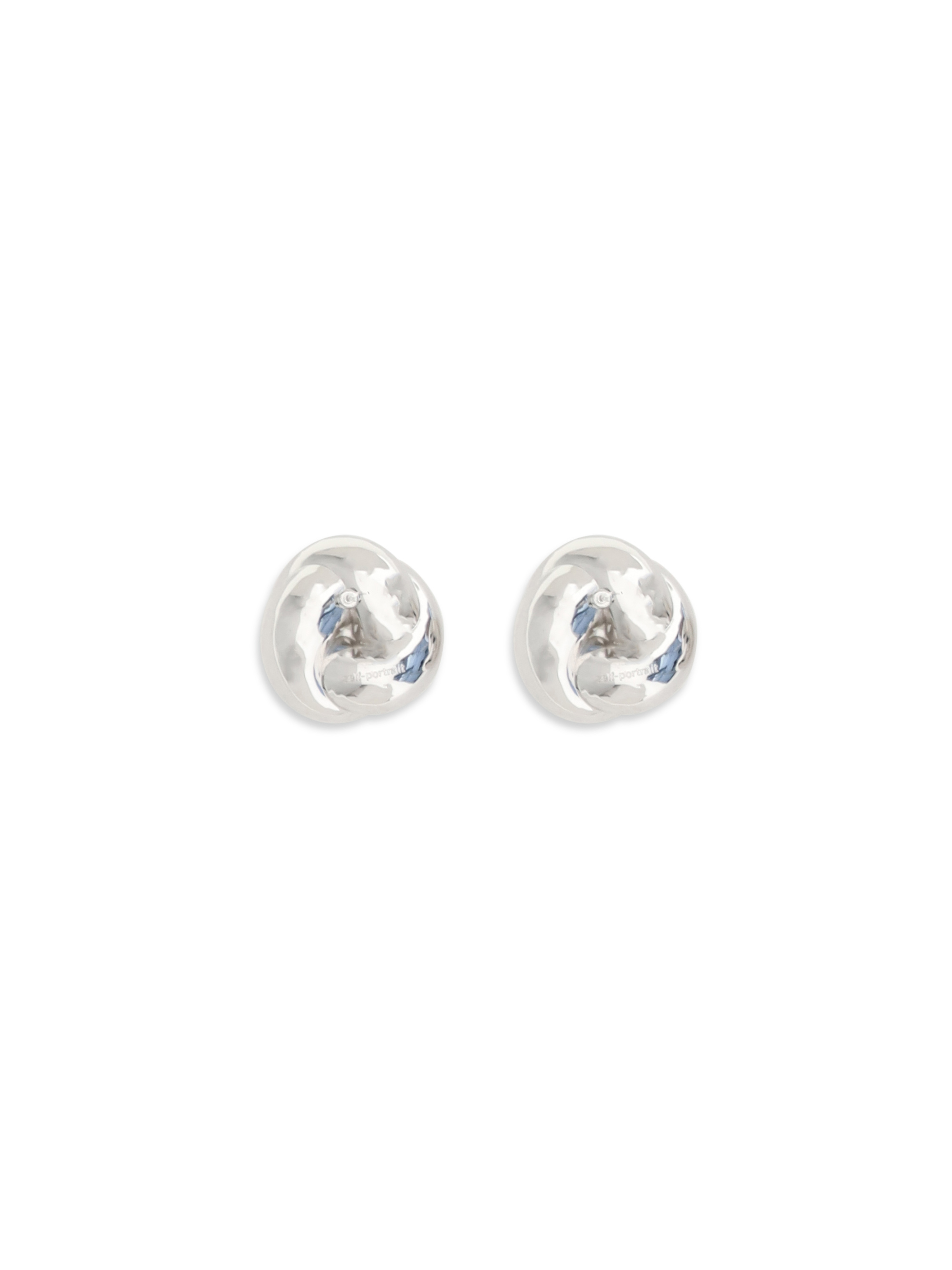 Silver knot Earrings