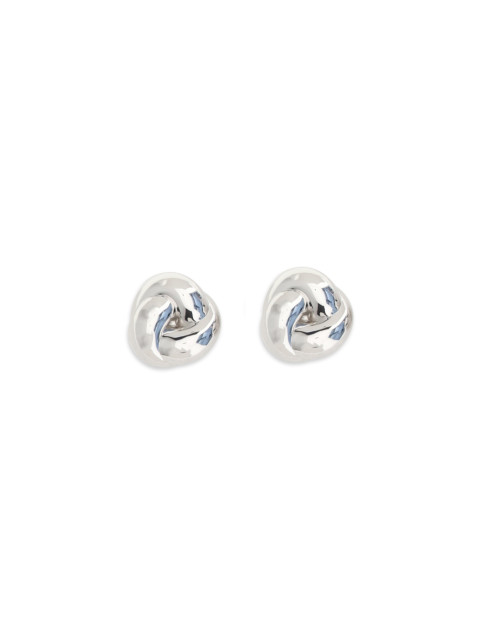 Silver knot Earrings