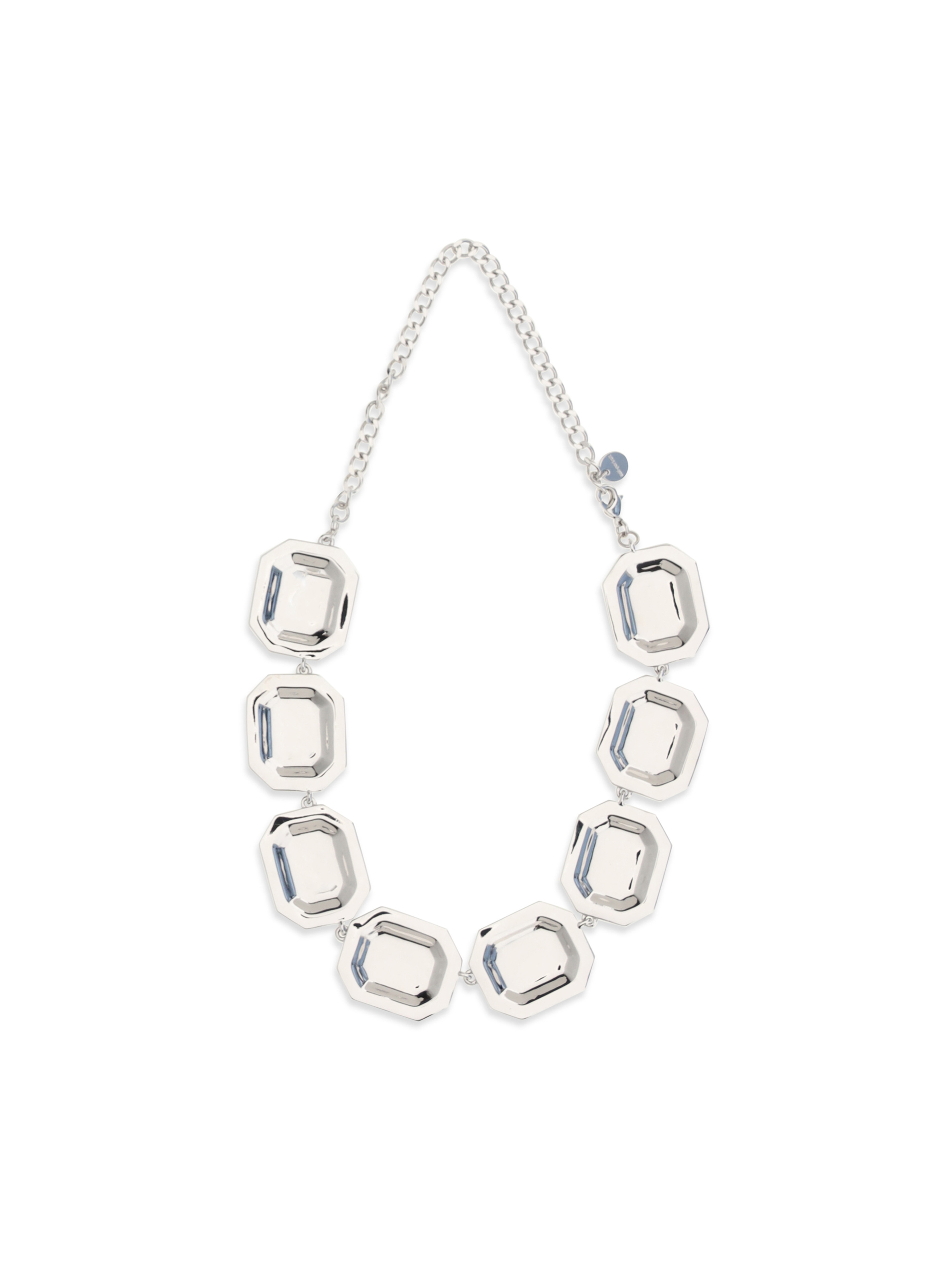 Silver crystal Necklace