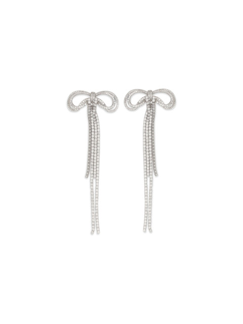 Double crystal bow Earrings