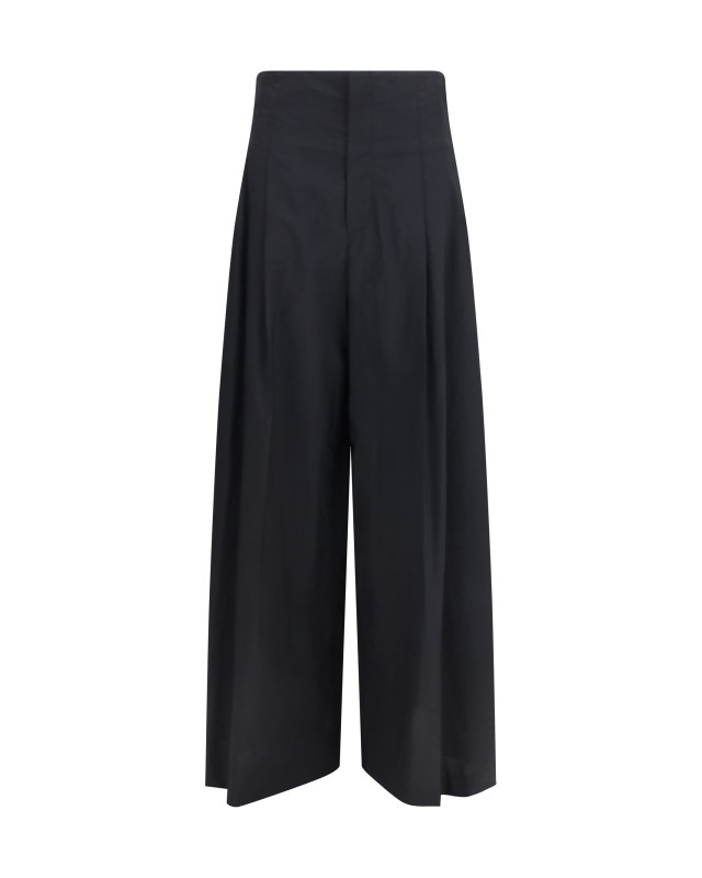 Tech cotton poplin Pants