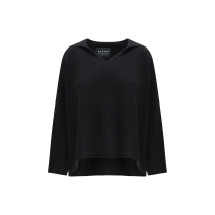 Sweater with polo collar