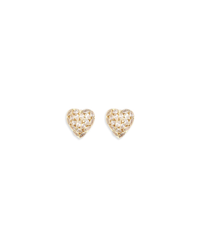 Embellished heart Earrings