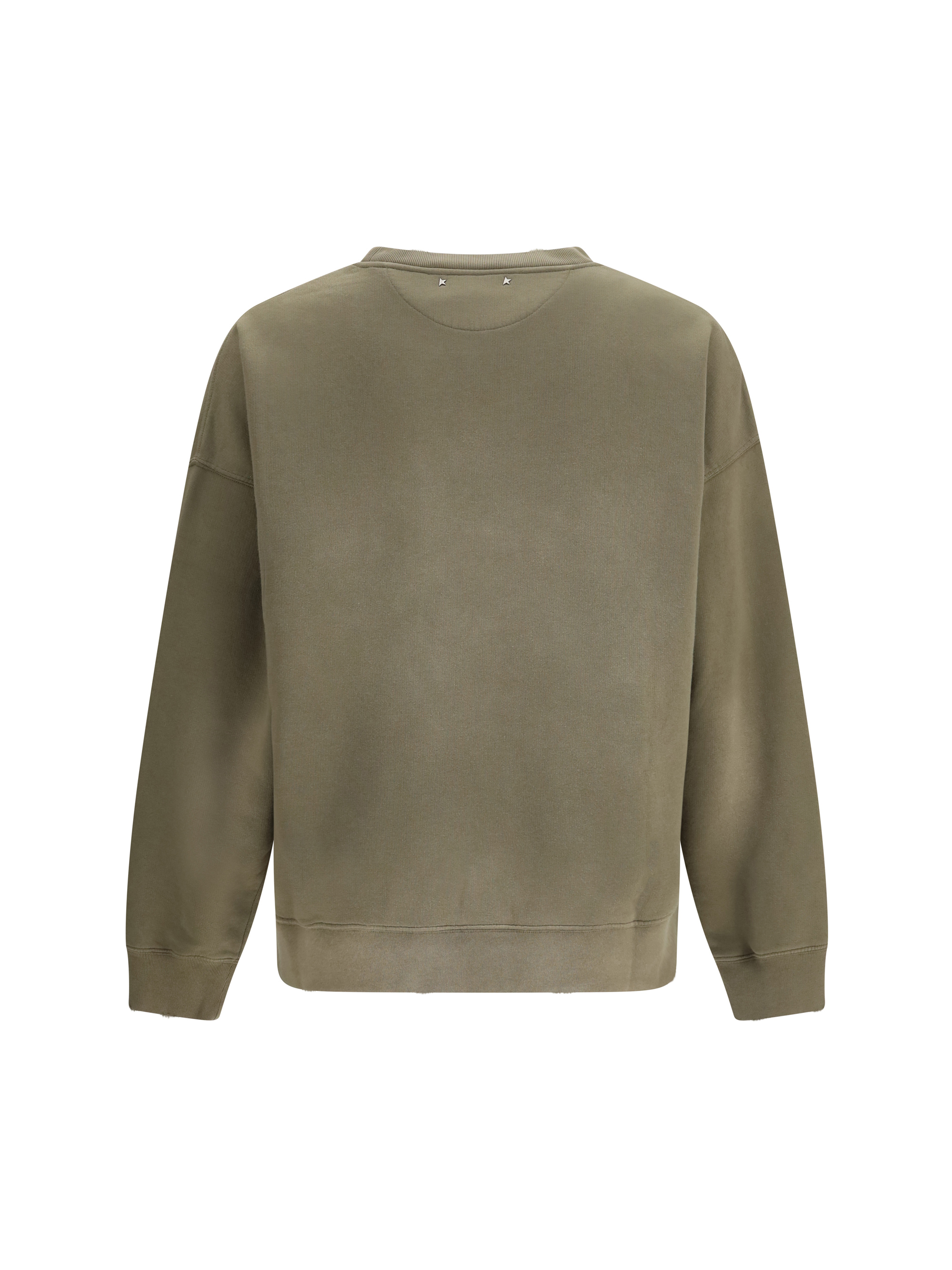 Journey unisex Crew neck in garment-dyed cotton fleece
