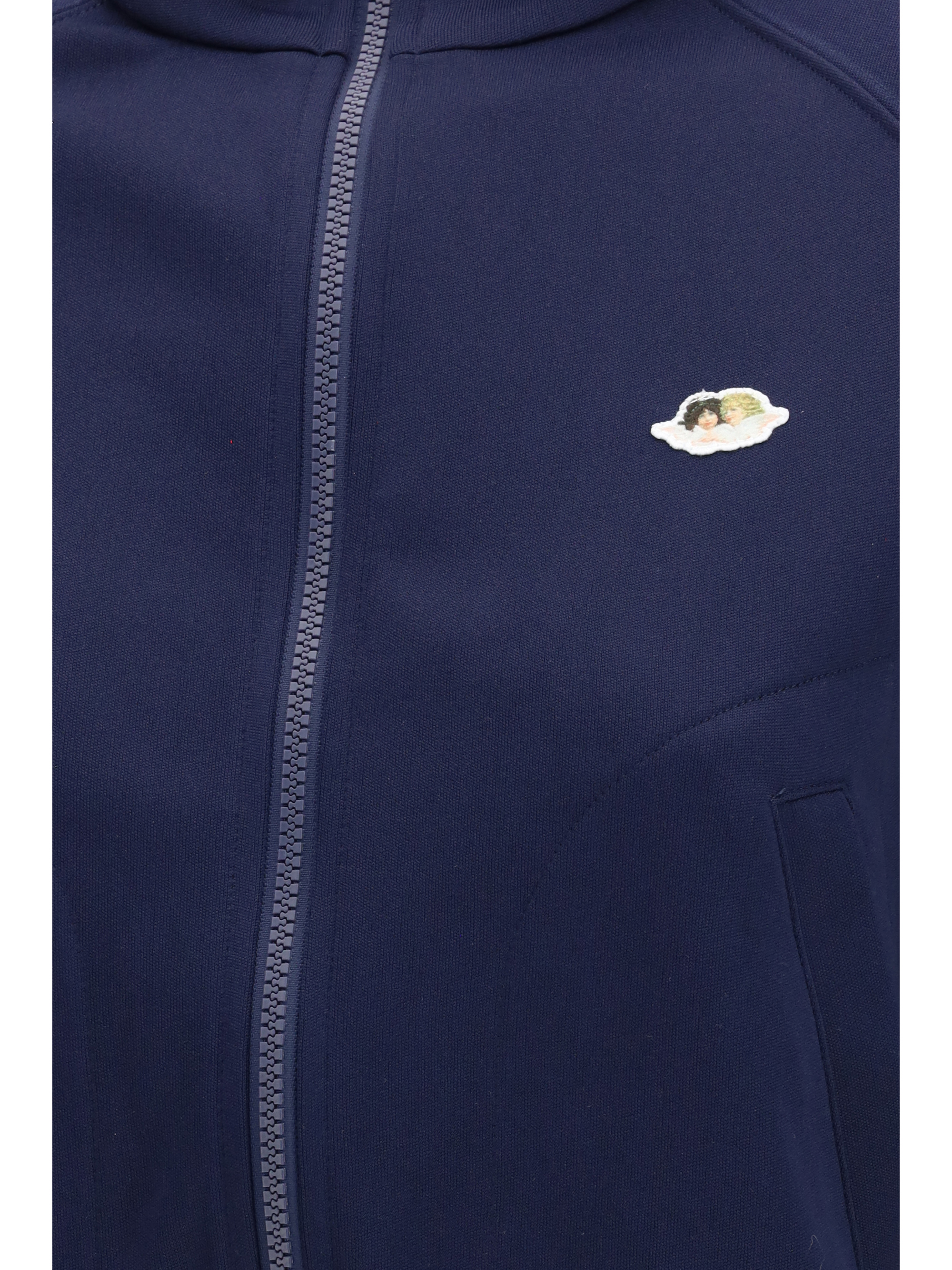 Cropped Sweatshirt with Angels patch
