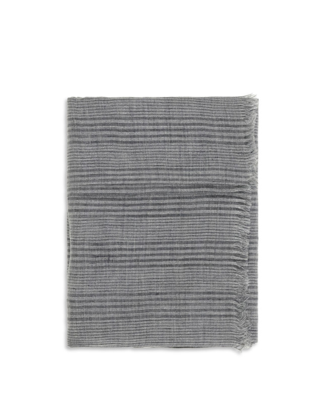 Linen Scarf with lurex details