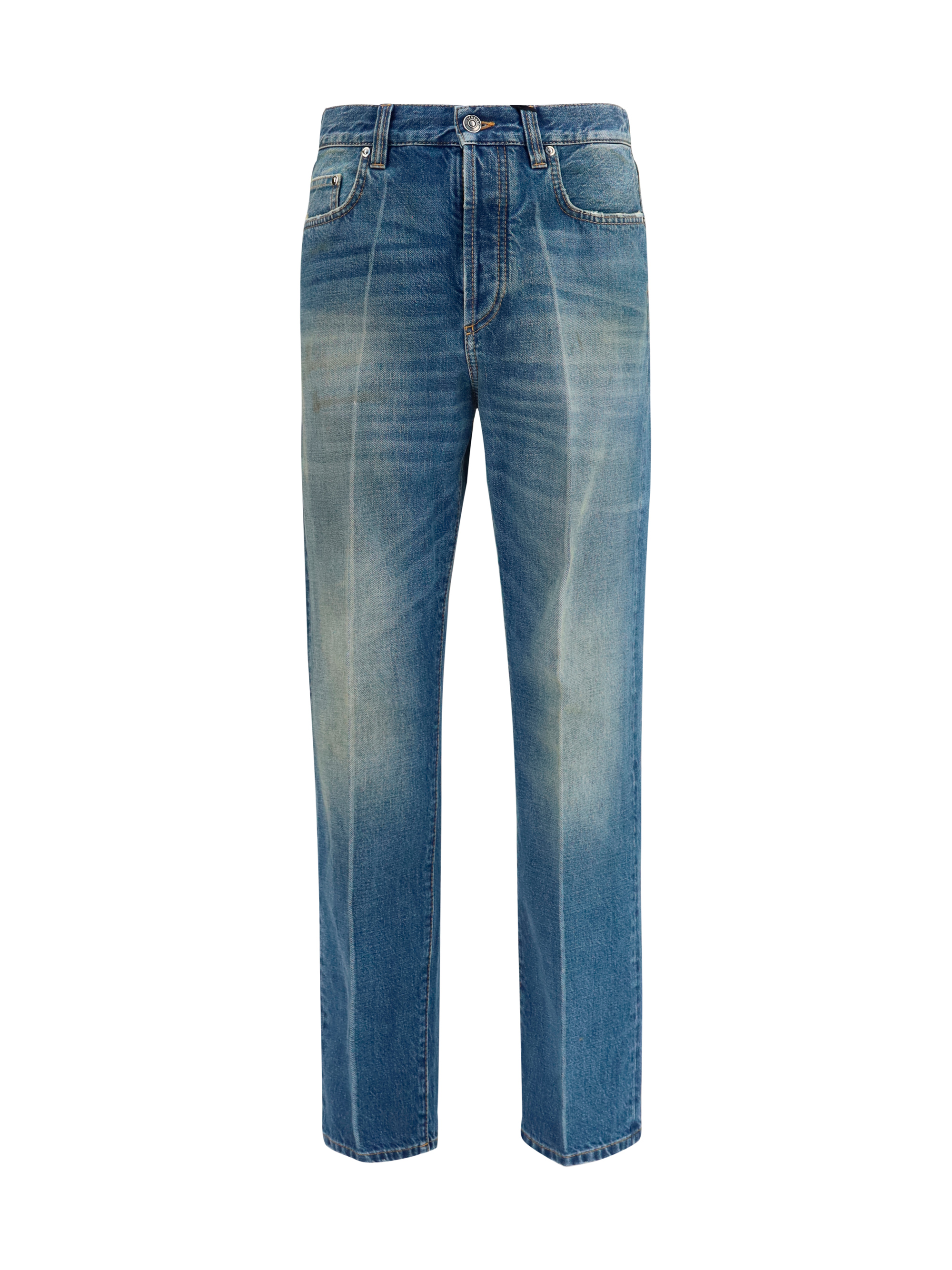 Straight-leg denim Jeans