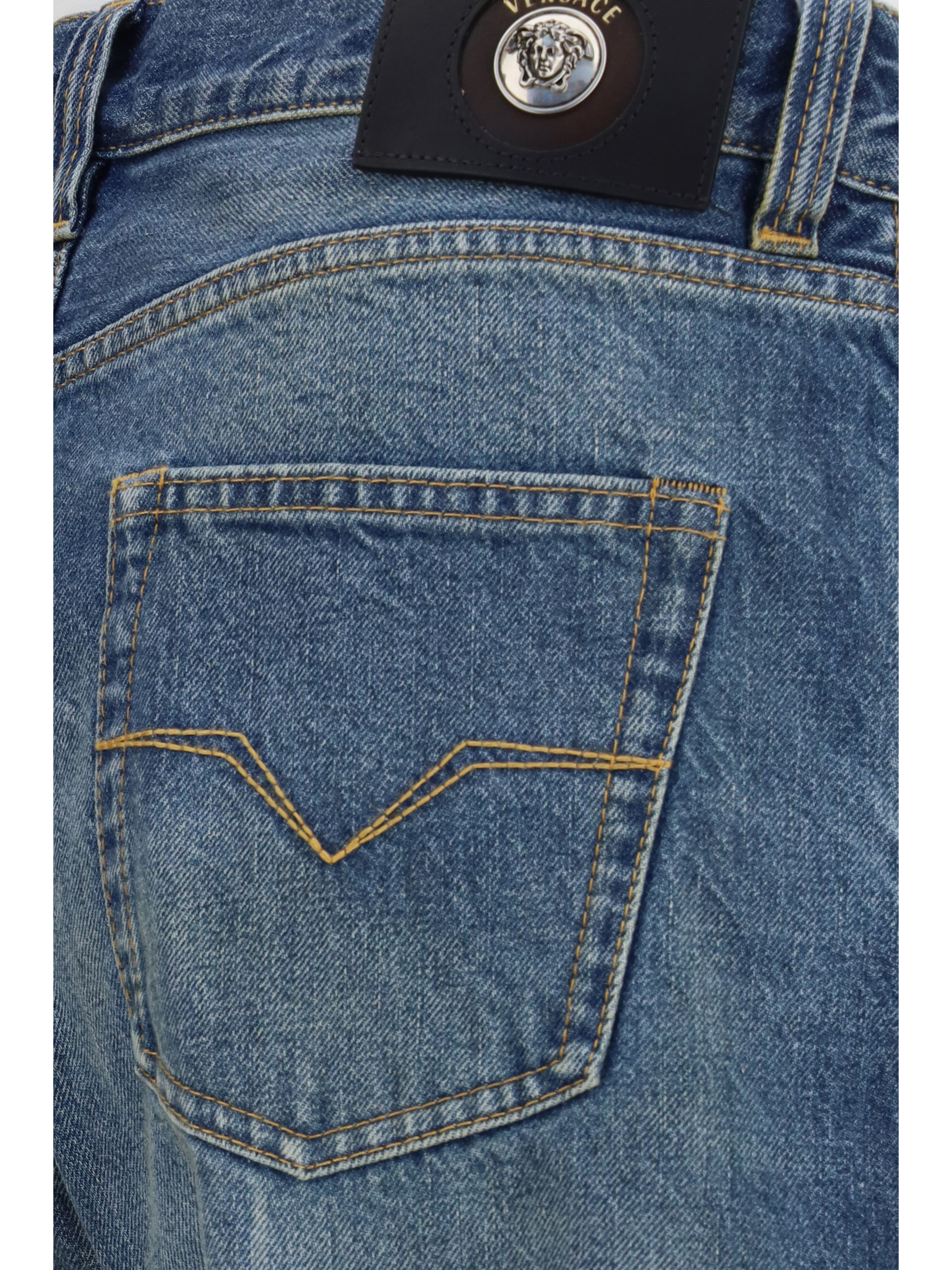 Straight-leg denim Jeans