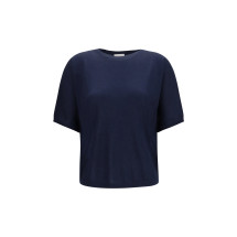Short-sleeve cashmere and silk Sweater
