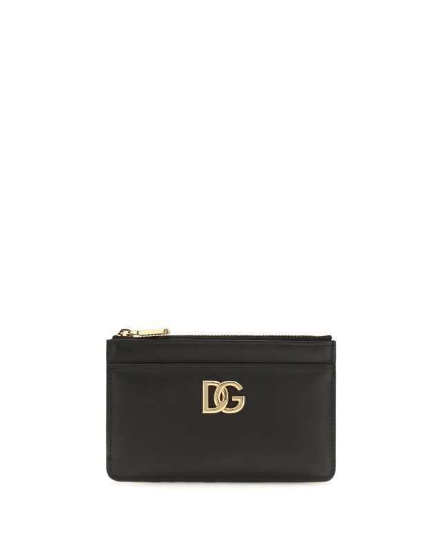 Leather Card Holder with logo