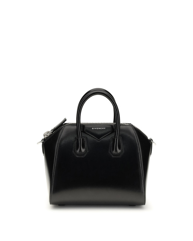 Box leather Antigona mini Handbag