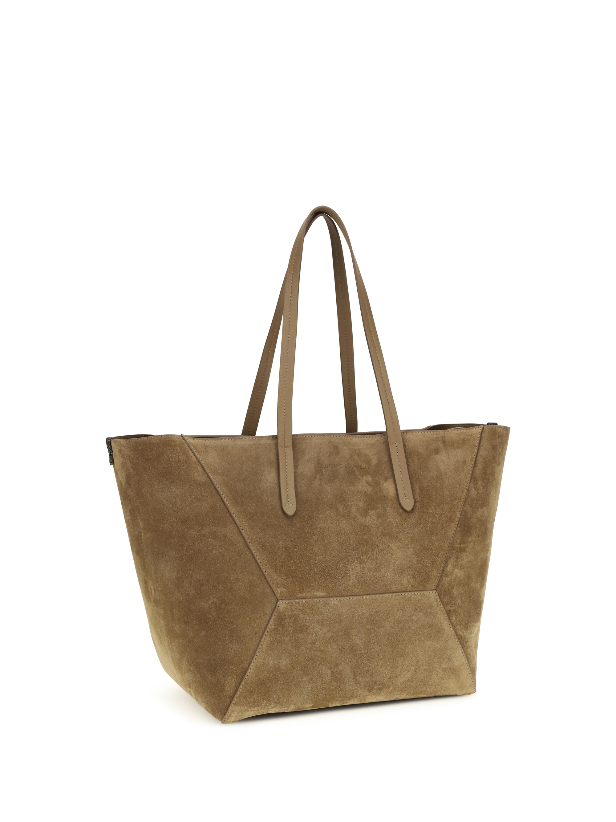 Suede BC Tote Bag