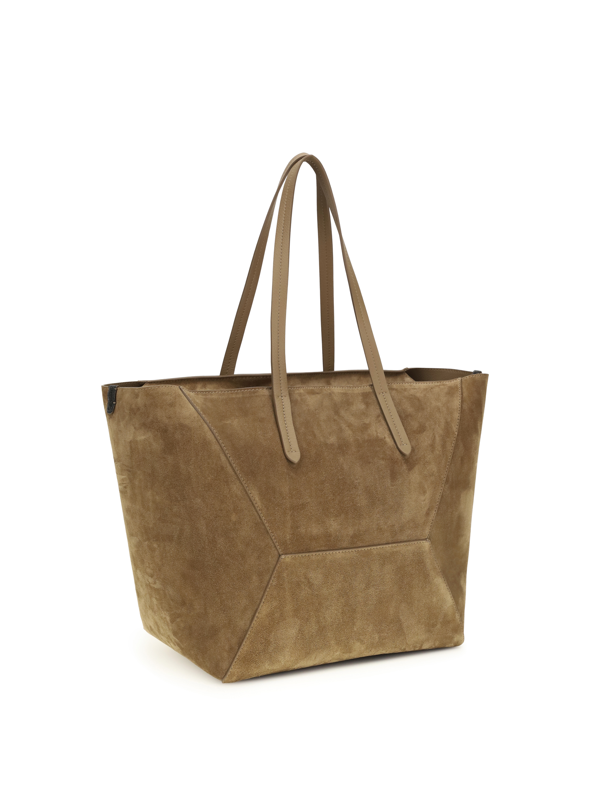 Suede BC Tote Bag