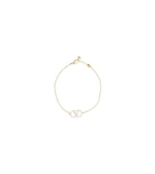 VLogo Signature Bracelet in metal and Swarovski® crystals