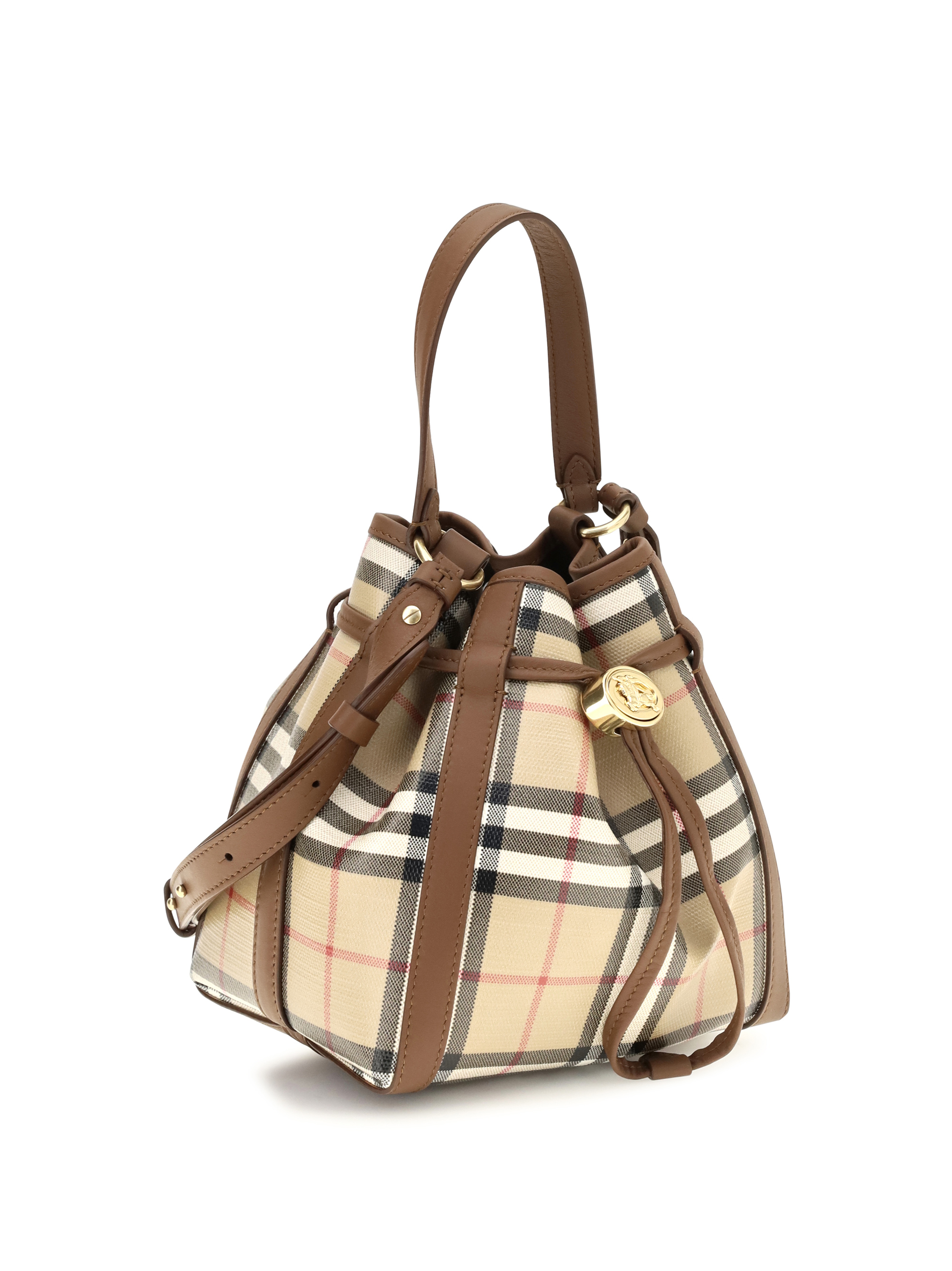 Mini Check Bucket Bag