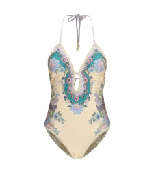 Indra crochet detail One-Piece Swimsuit
