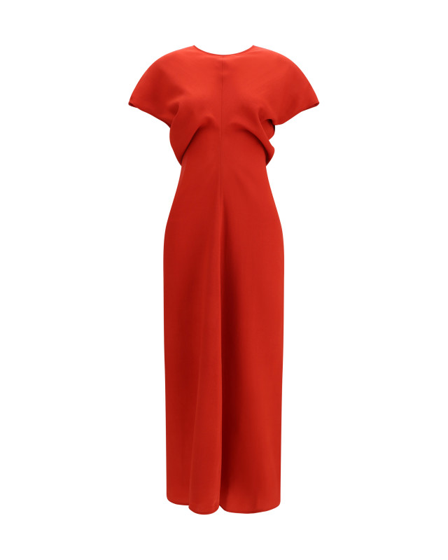 Slouch waist wool Dress
