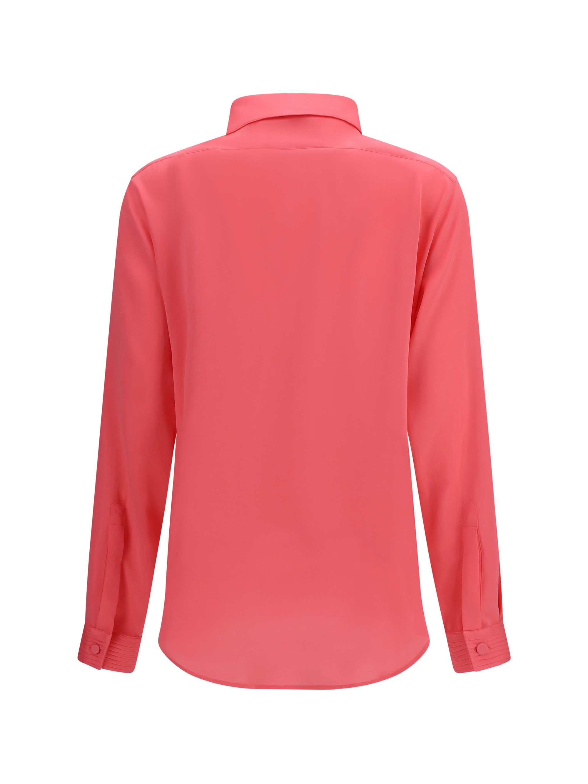 Tuxedo Shirt in silk with pleated bib