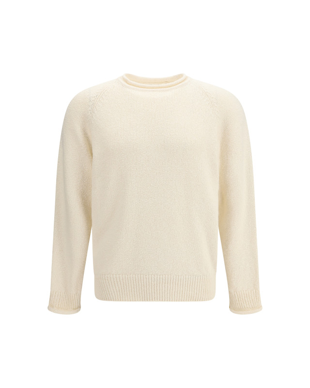 Ralph crewneck cotton Sweater with raglan sleeves