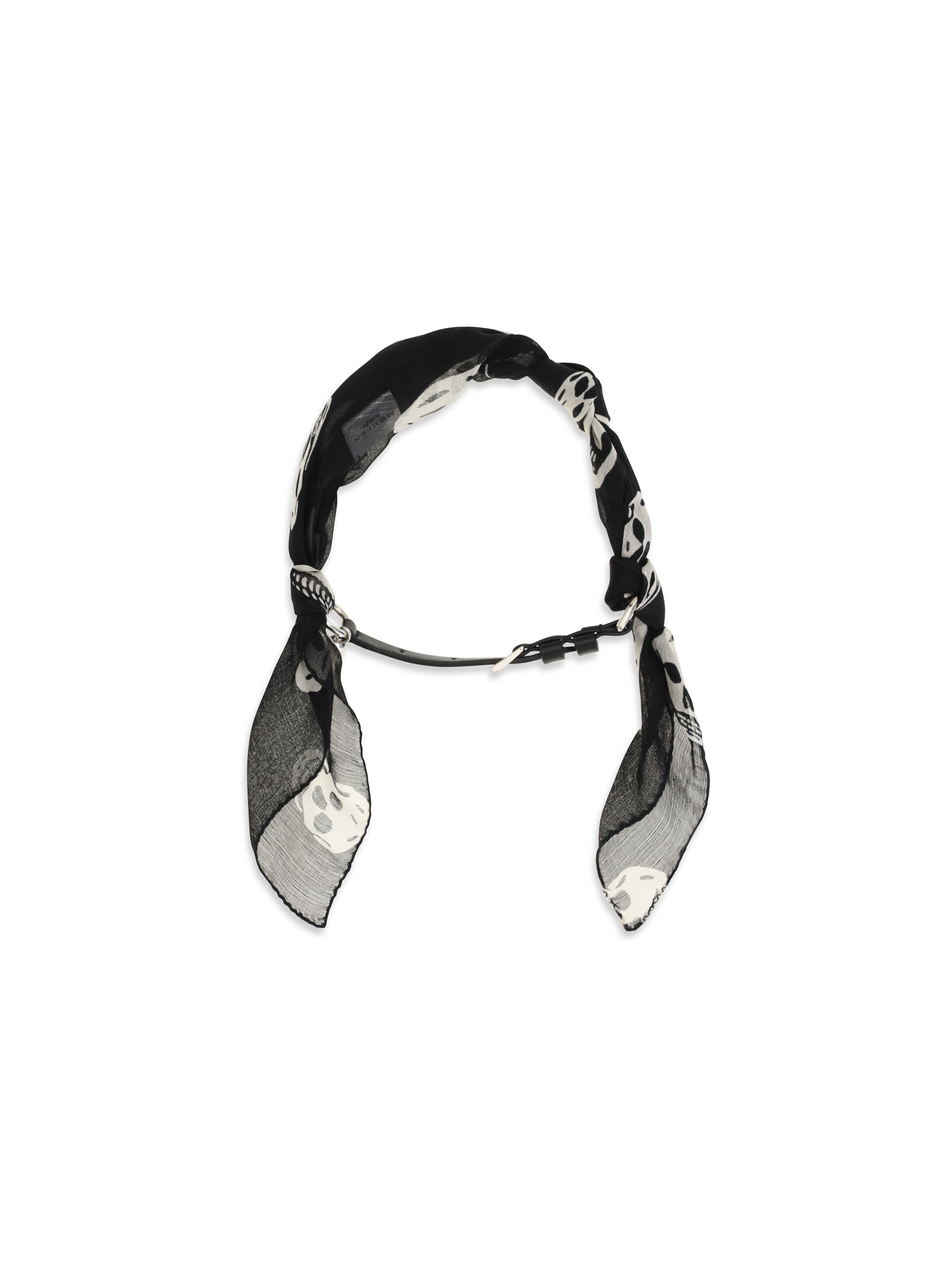Double-wrap Skull Scarf Bracelet