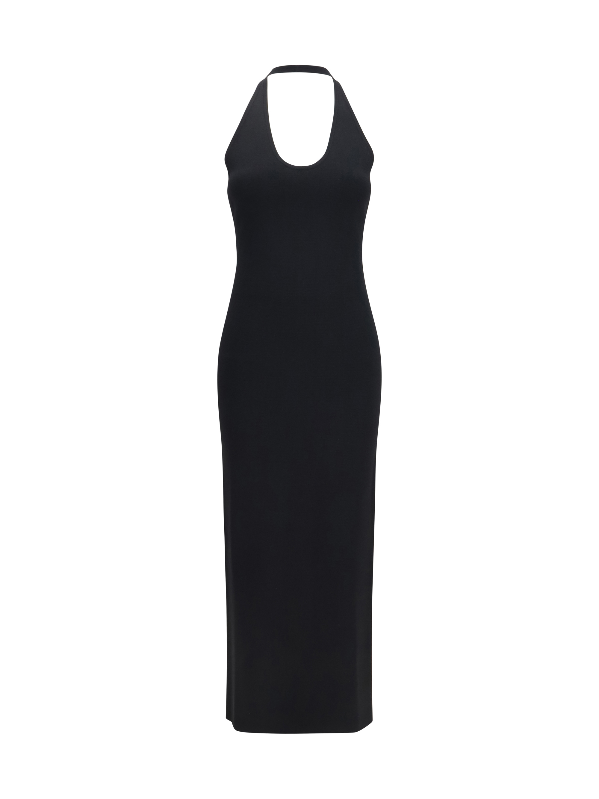 Halter-neck knit Dress