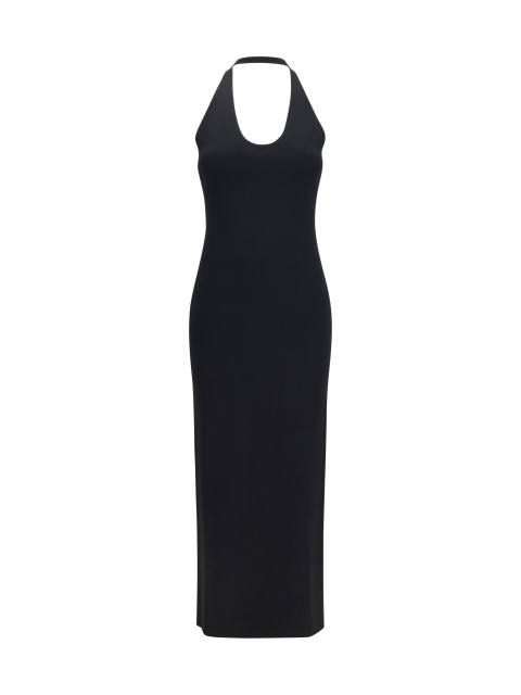 Halter-neck knit Dress