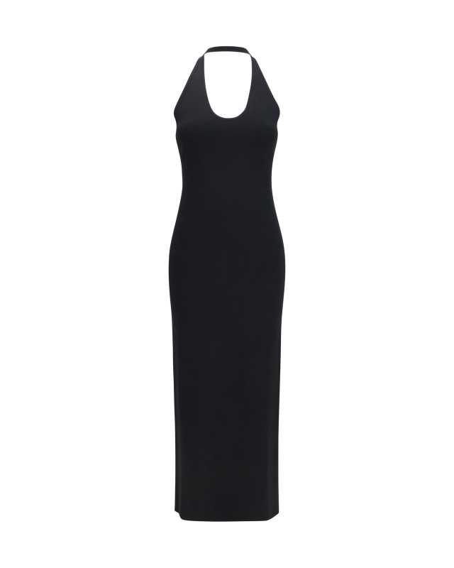 Halter-neck knit Dress