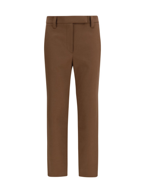 Straight-leg cotton Pants