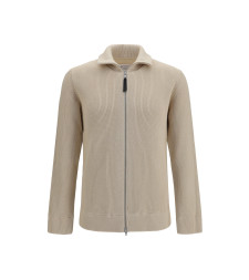 Cotton zip-up Sweater