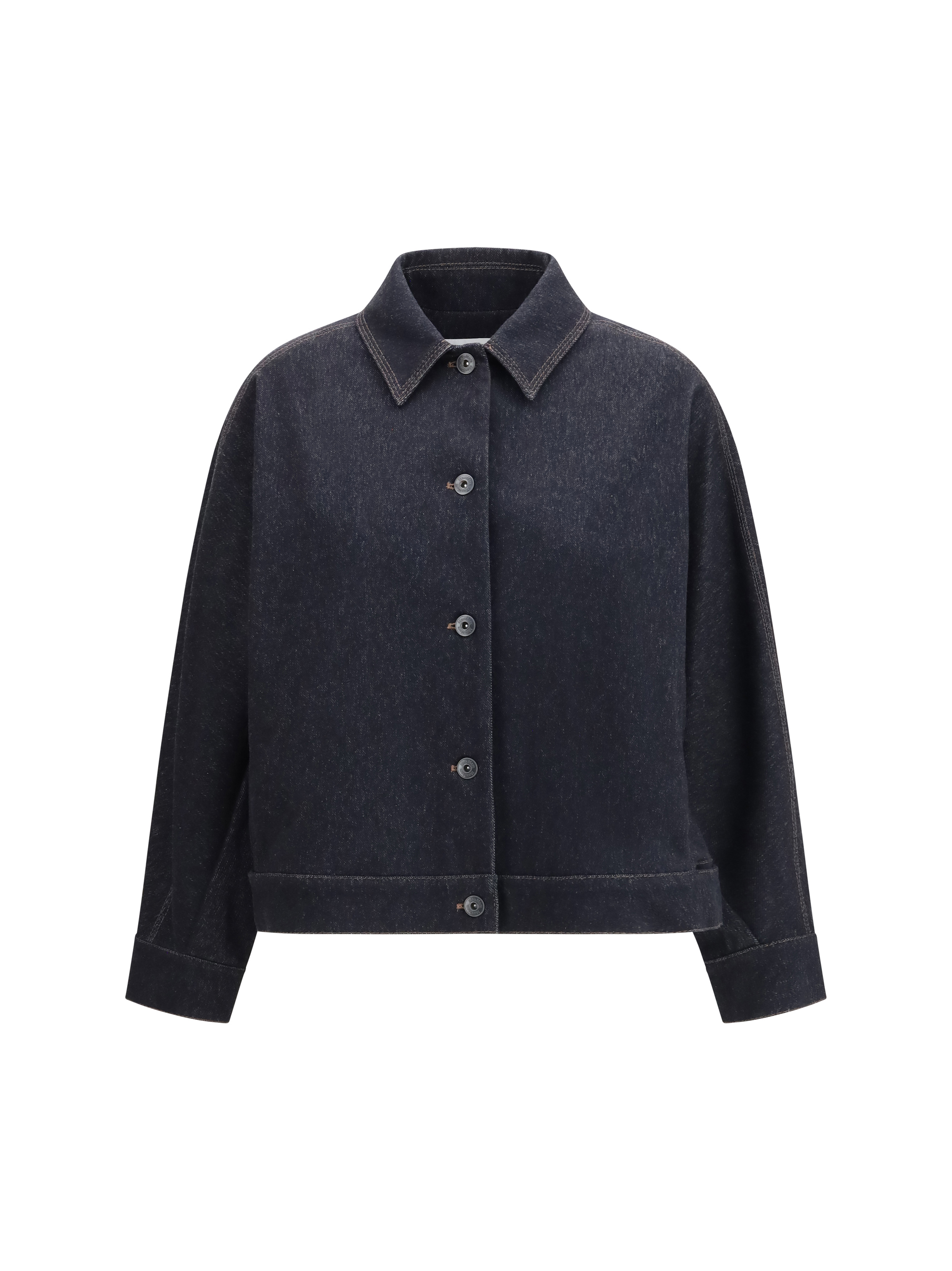 Denim print jersey Jacket