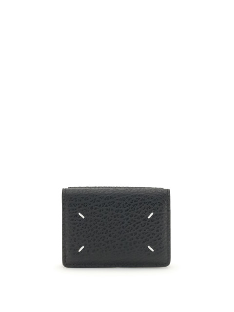 Wallet with white stitch