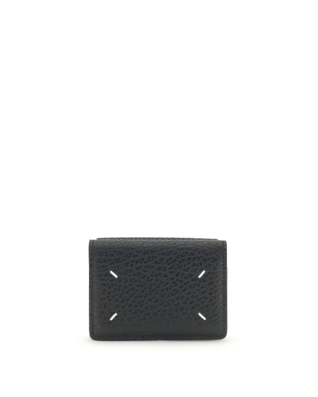 Wallet with white stitch