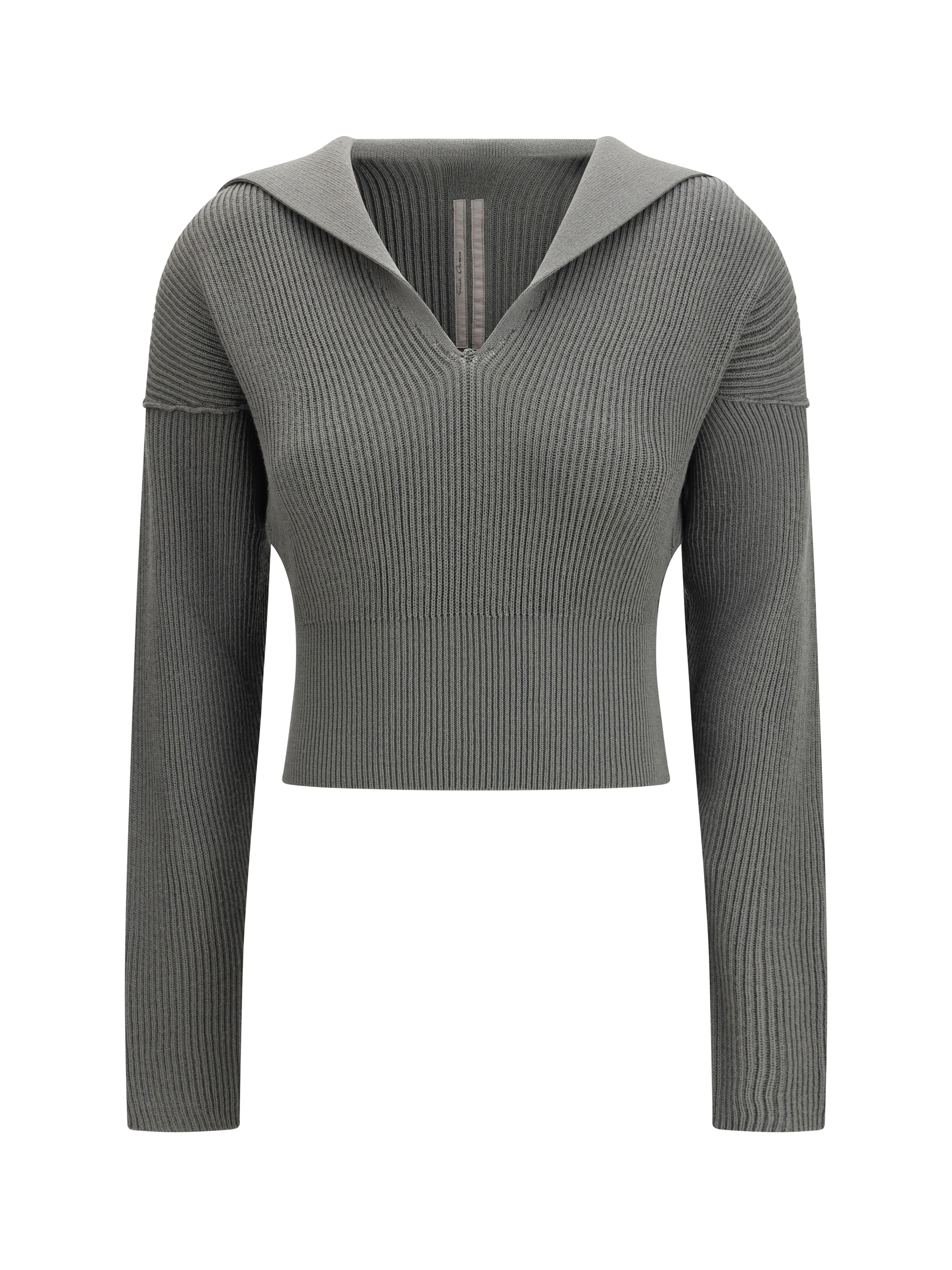 Euca Virgin Wool Sweater with V neck
