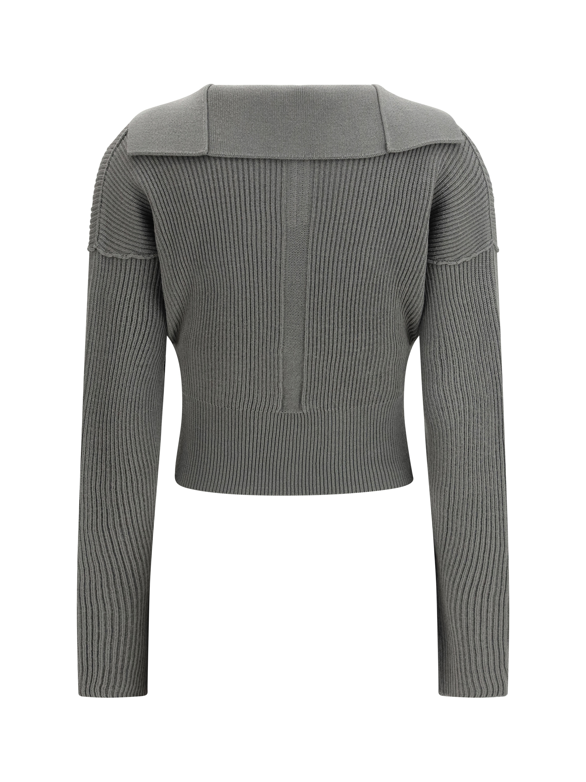 Euca Virgin Wool Sweater with V neck