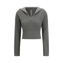 Euca Virgin Wool Sweater with V neck