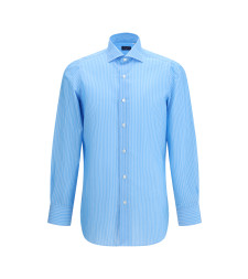 Regular 170 a due striped shirt in Egyptian cotton