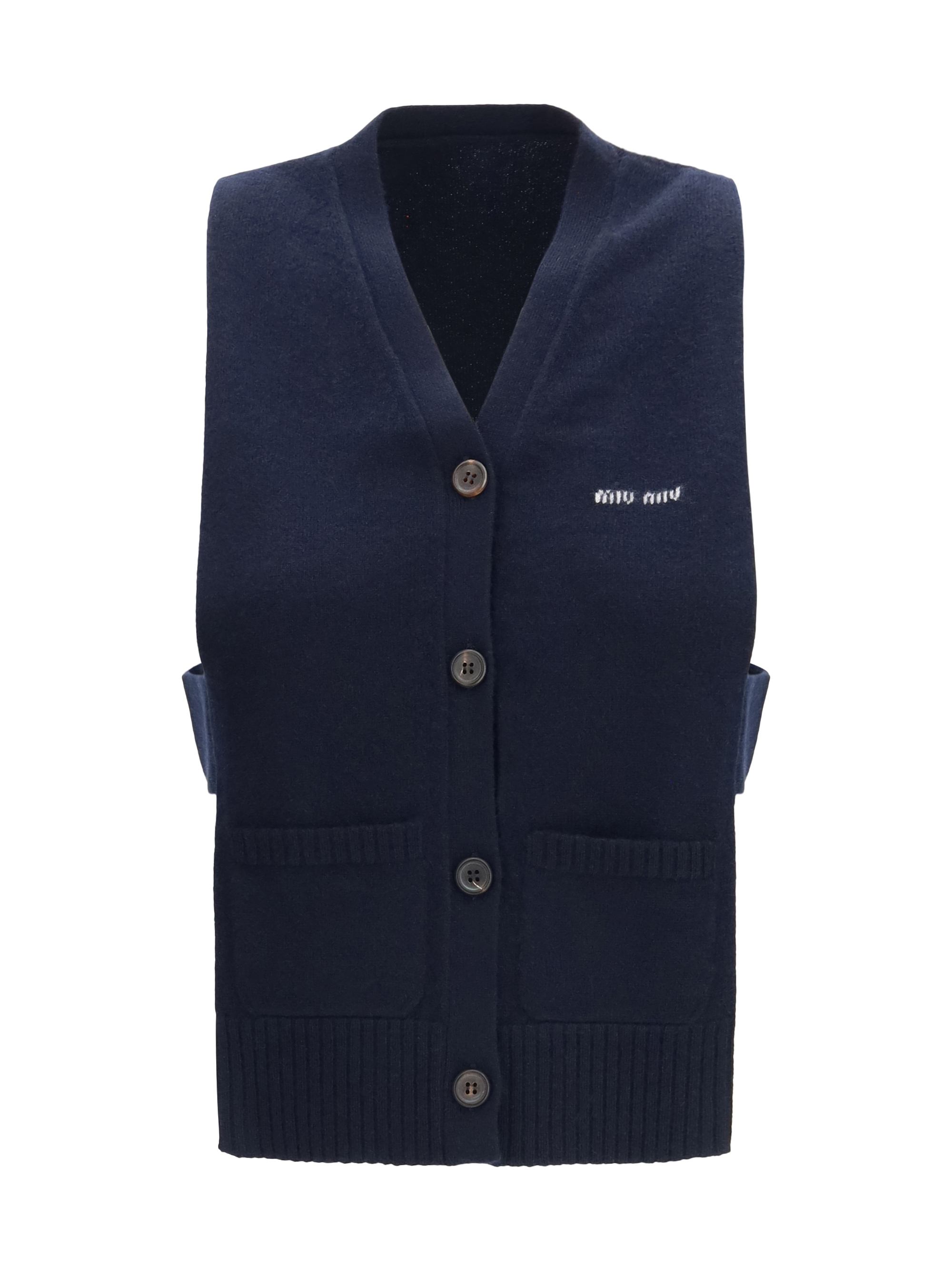 Cashmere cardigan Vest