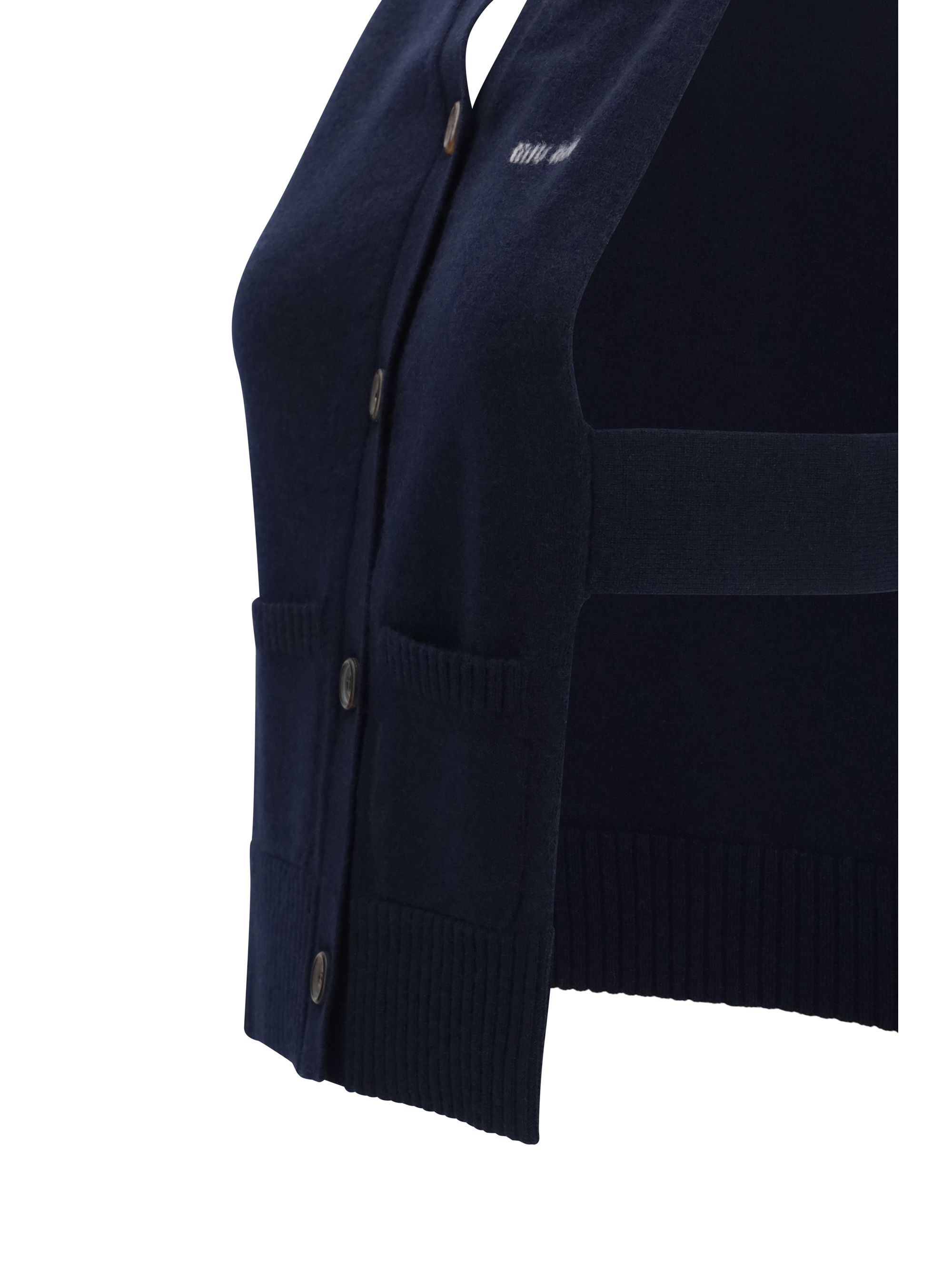 Cashmere cardigan Vest