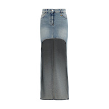 Denim circle Skirt