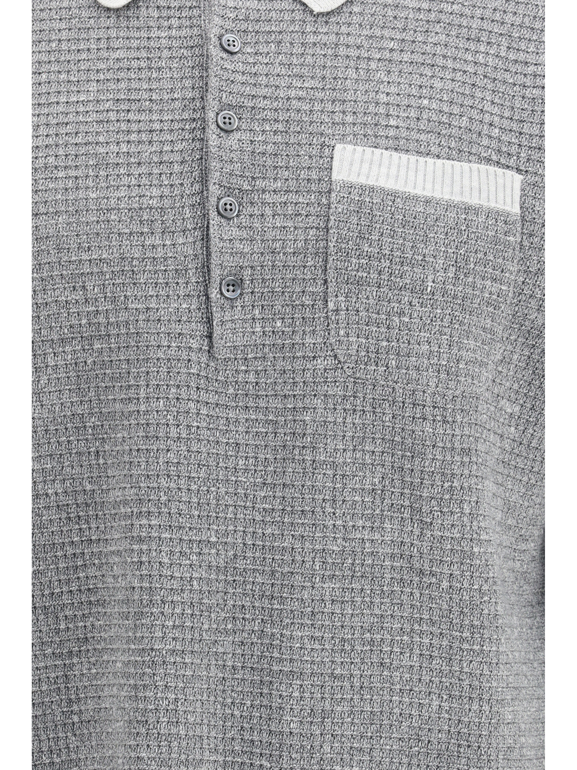 Knitted polo Shirt