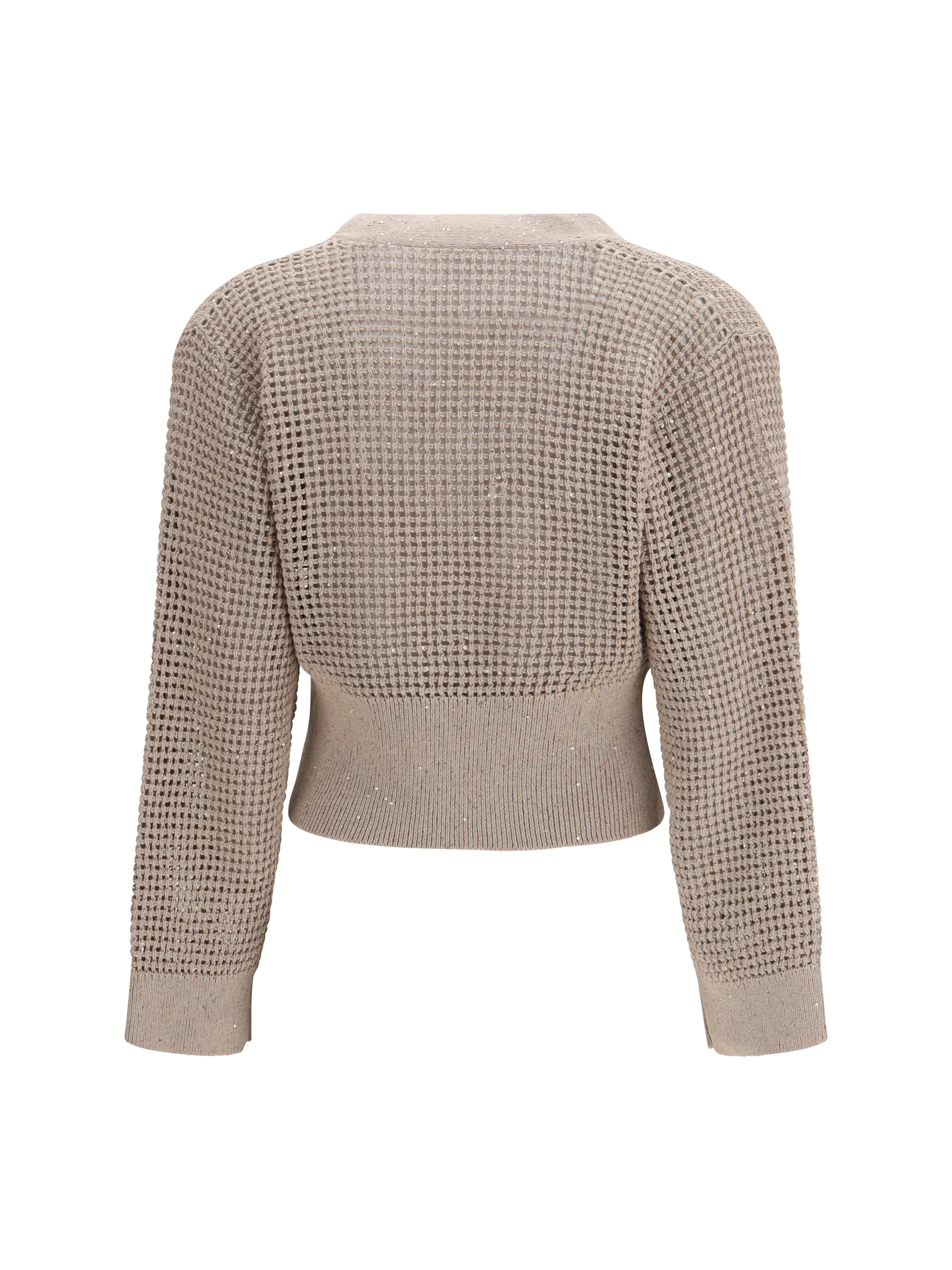 Sequined mesh Cardigan