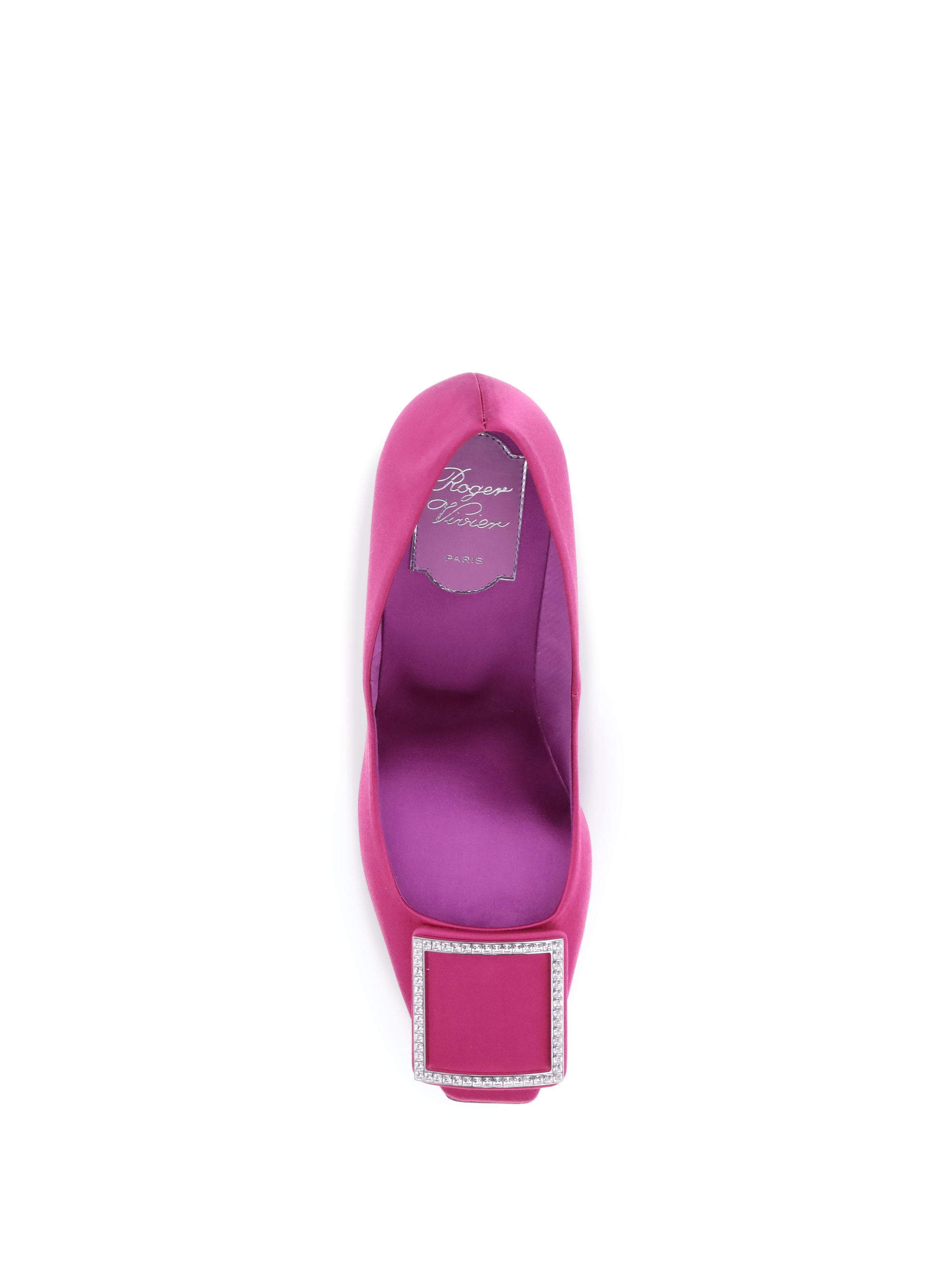 Satin Trompette Pumps