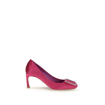 Satin Trompette Pumps