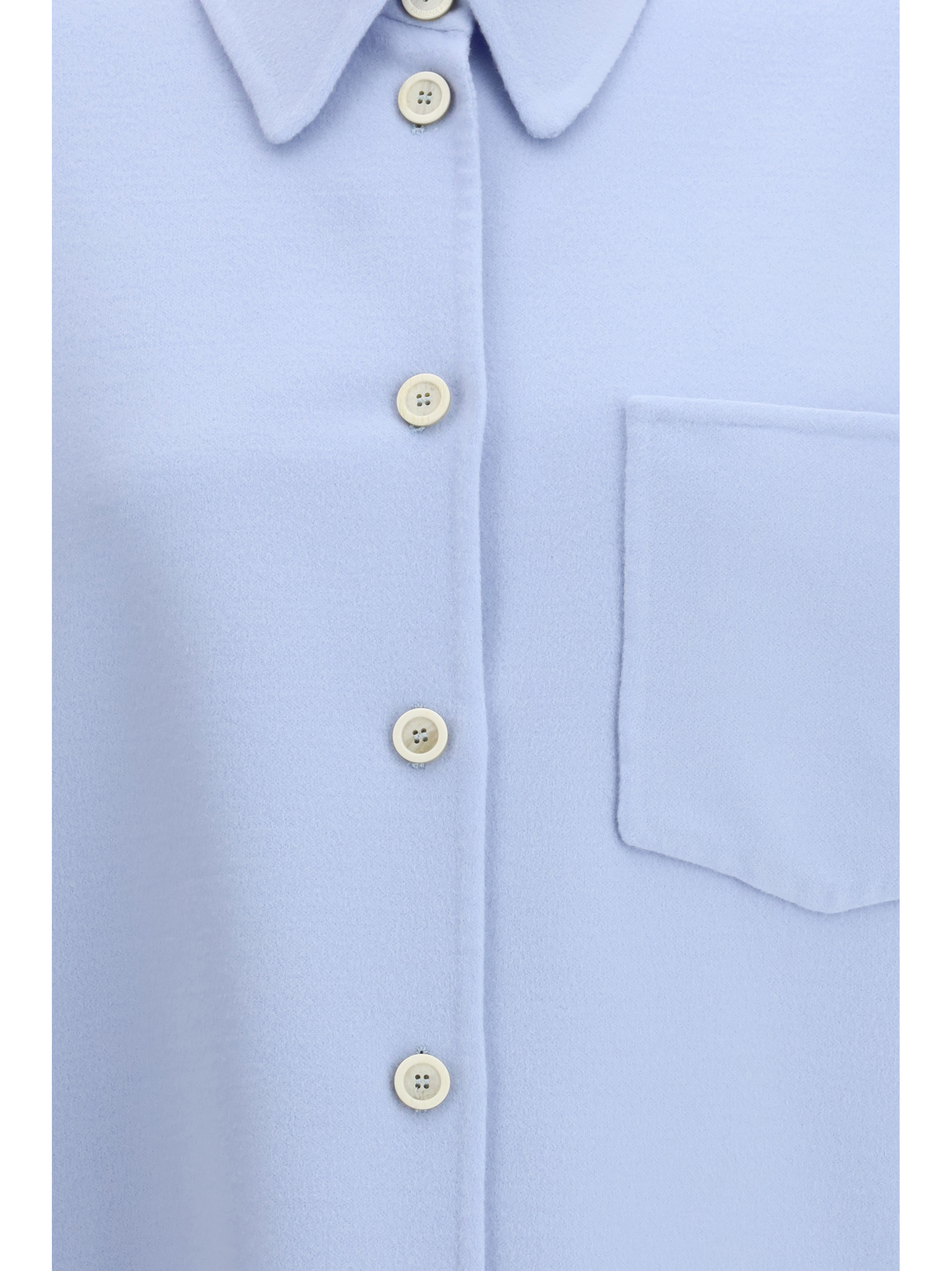 Long Shirt in double wool