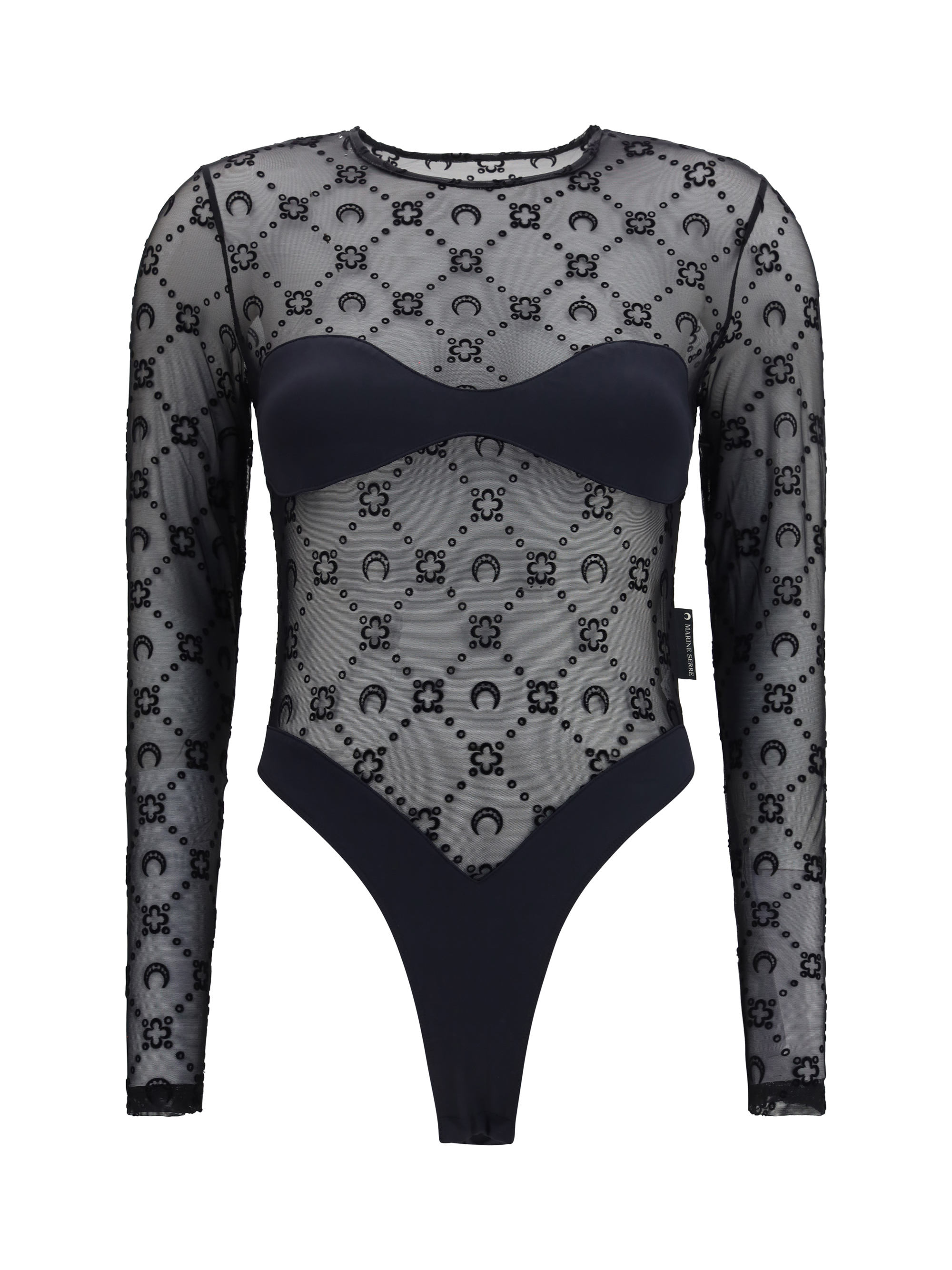 Mesh Body with Moon motif