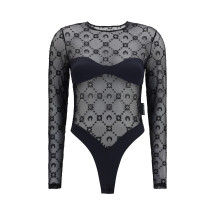 Mesh Body with Moon motif