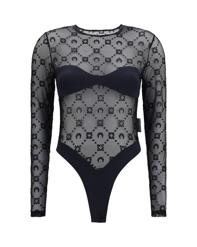 Mesh Body with Moon motif