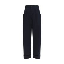Lindsay Barrel Wide Pants gabardine